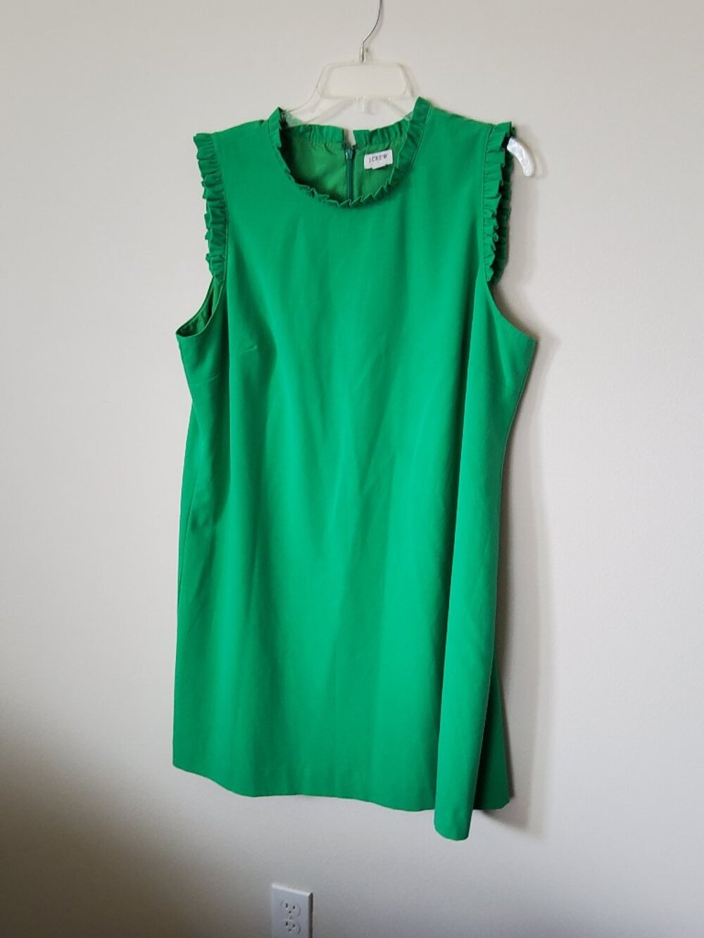 J Crew Ruffle Trimmed Shift dress size 20